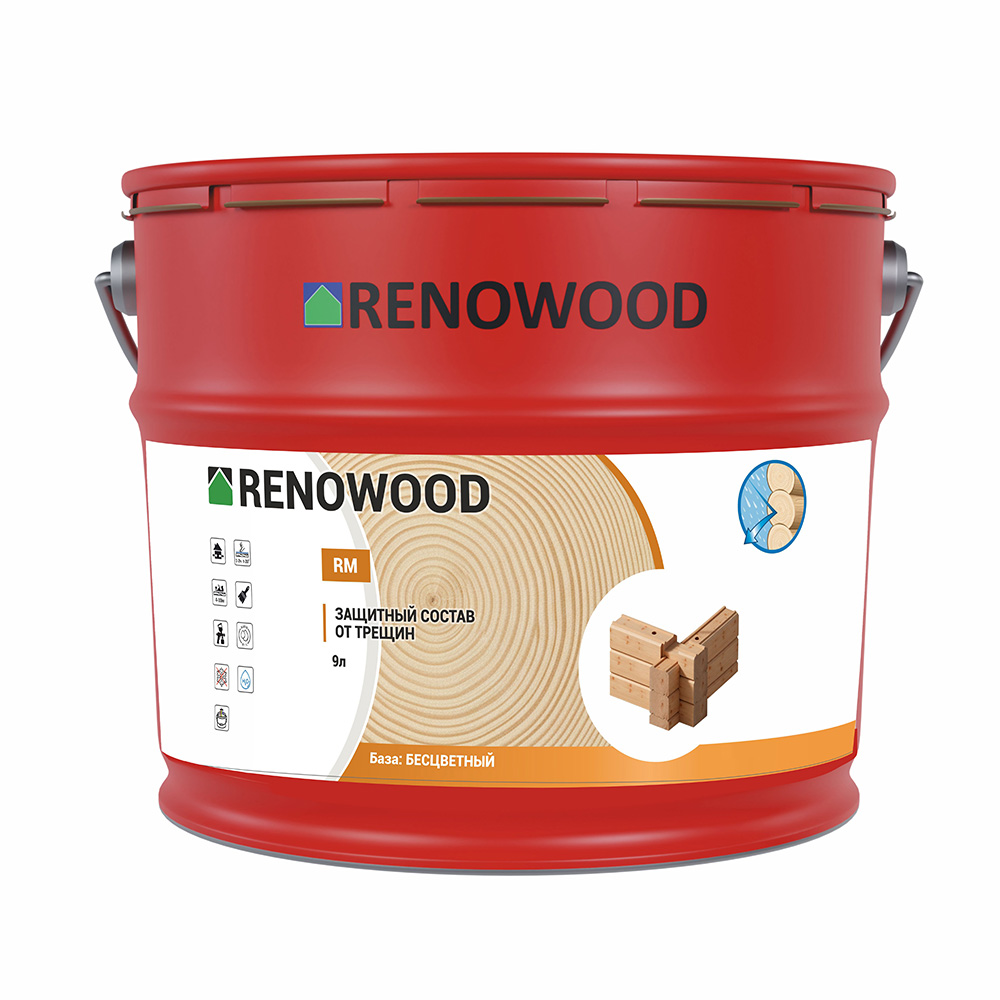 Состав для защиты торцов от трещин Renowood RM